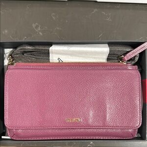 Tumi Belden SLG Wallet Crossbody in Hibiscus